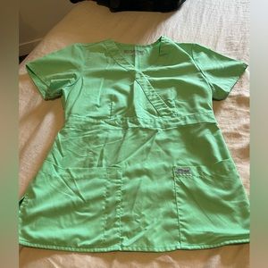 Greys Anatomy Light green scrub top